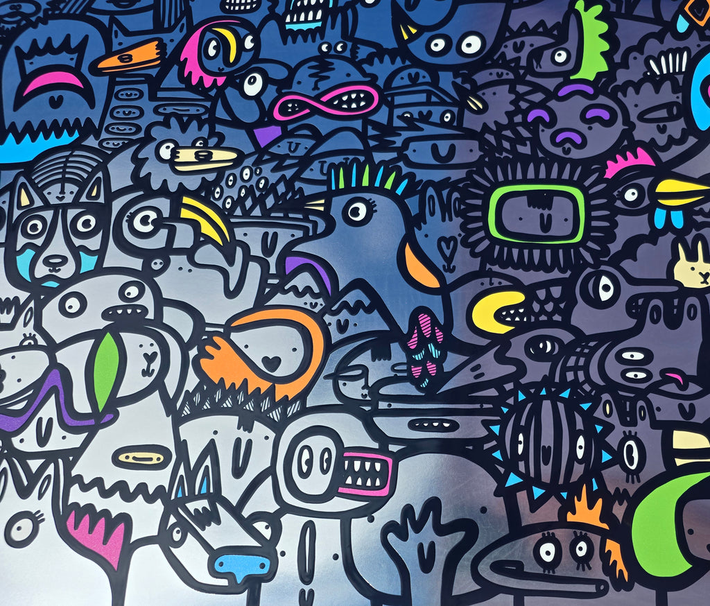 Nothing Without Each Other Silver - Giclee Print