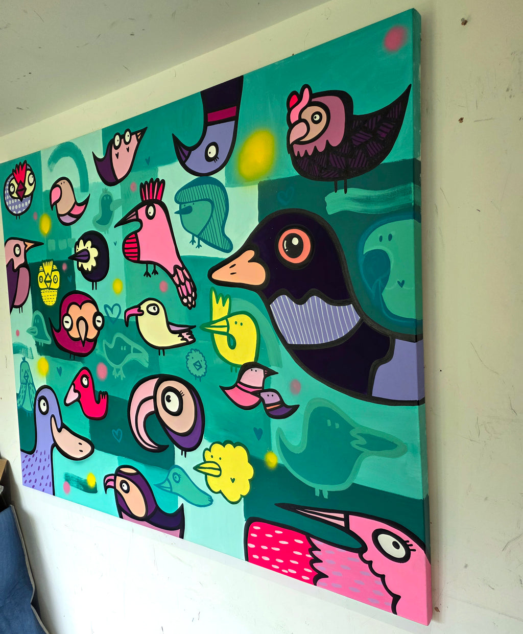 Harmonious Birds - Original Painting