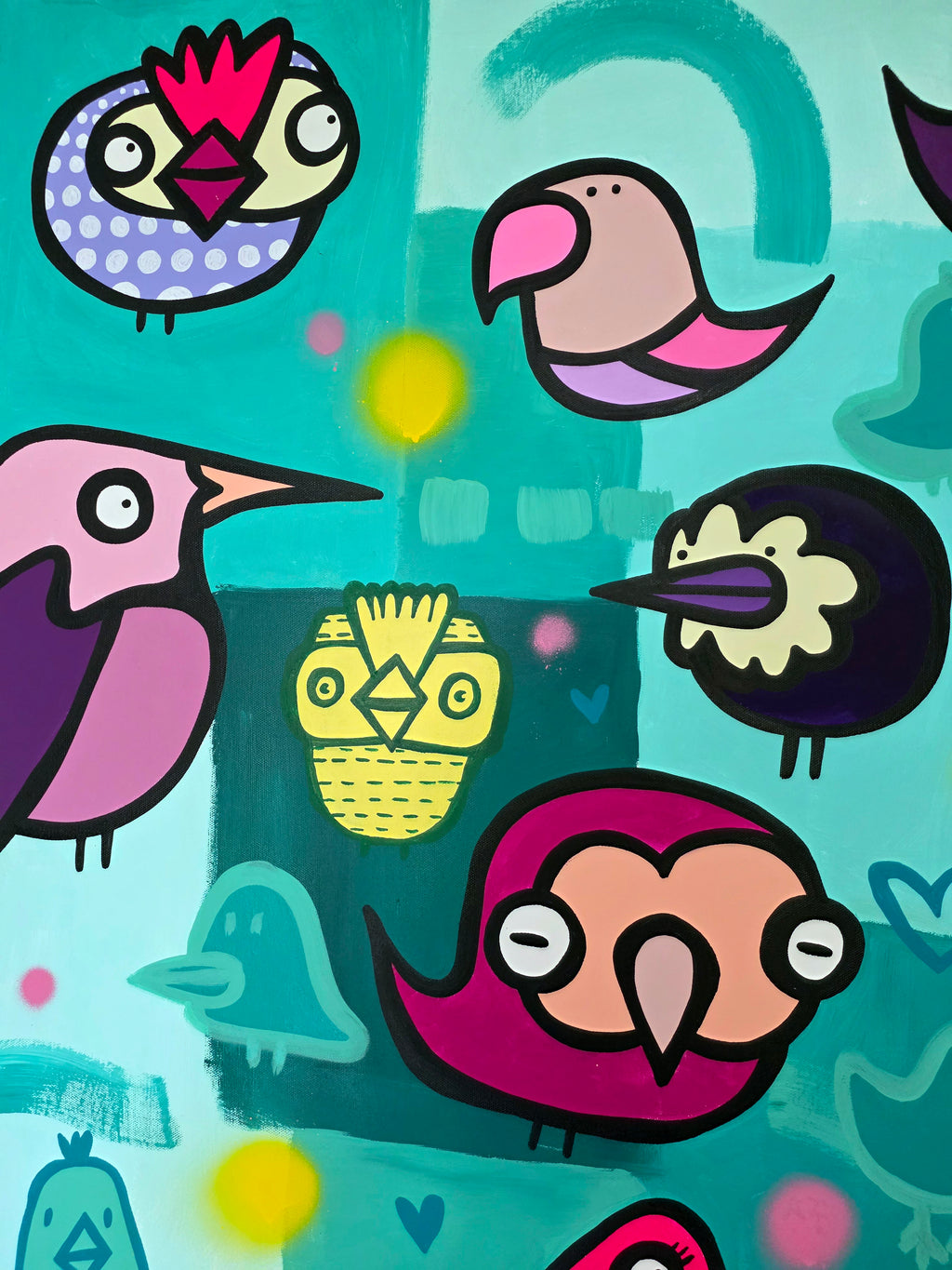 Harmonious Birds - Original Painting