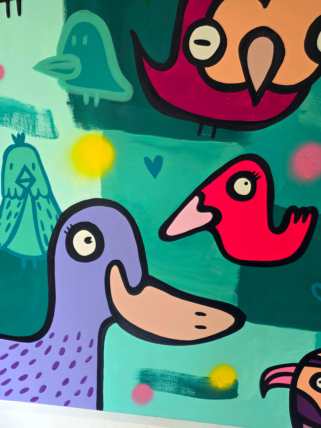 Harmonious Birds - Original Painting