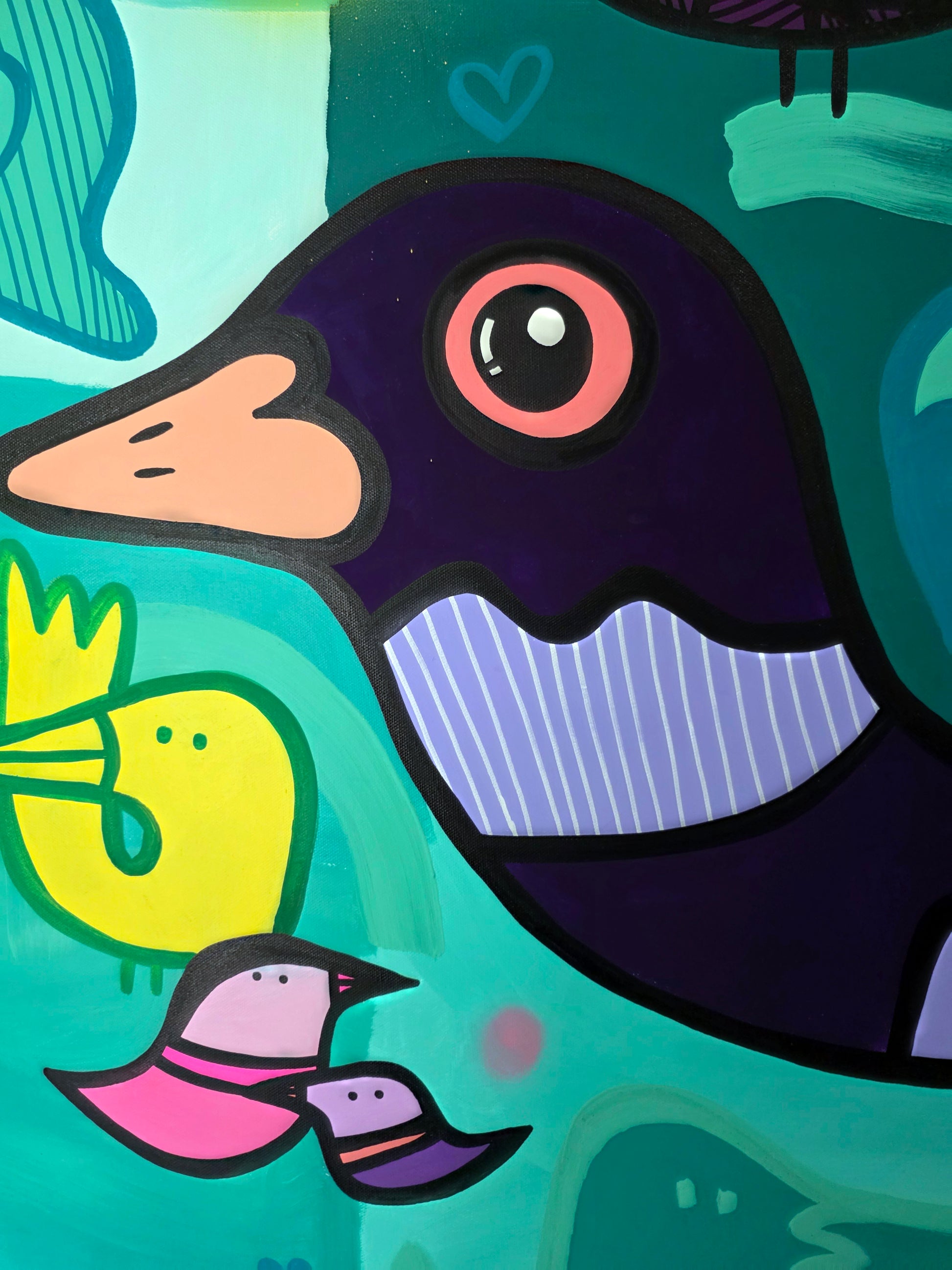 Harmonious Birds - Original Painting