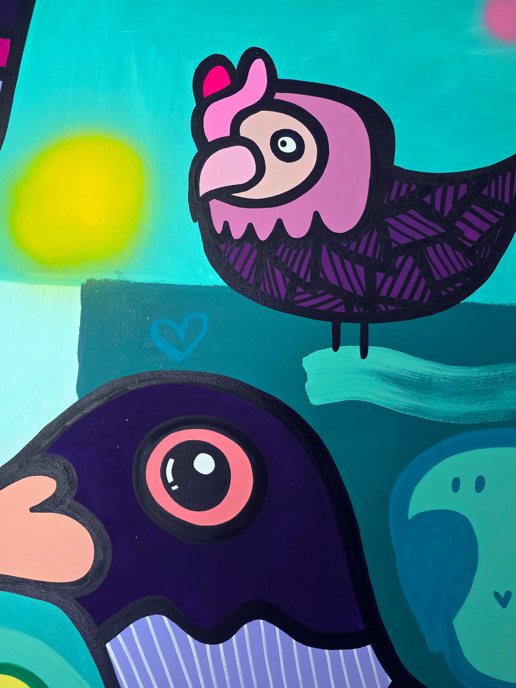 Harmonious Birds - Original Painting