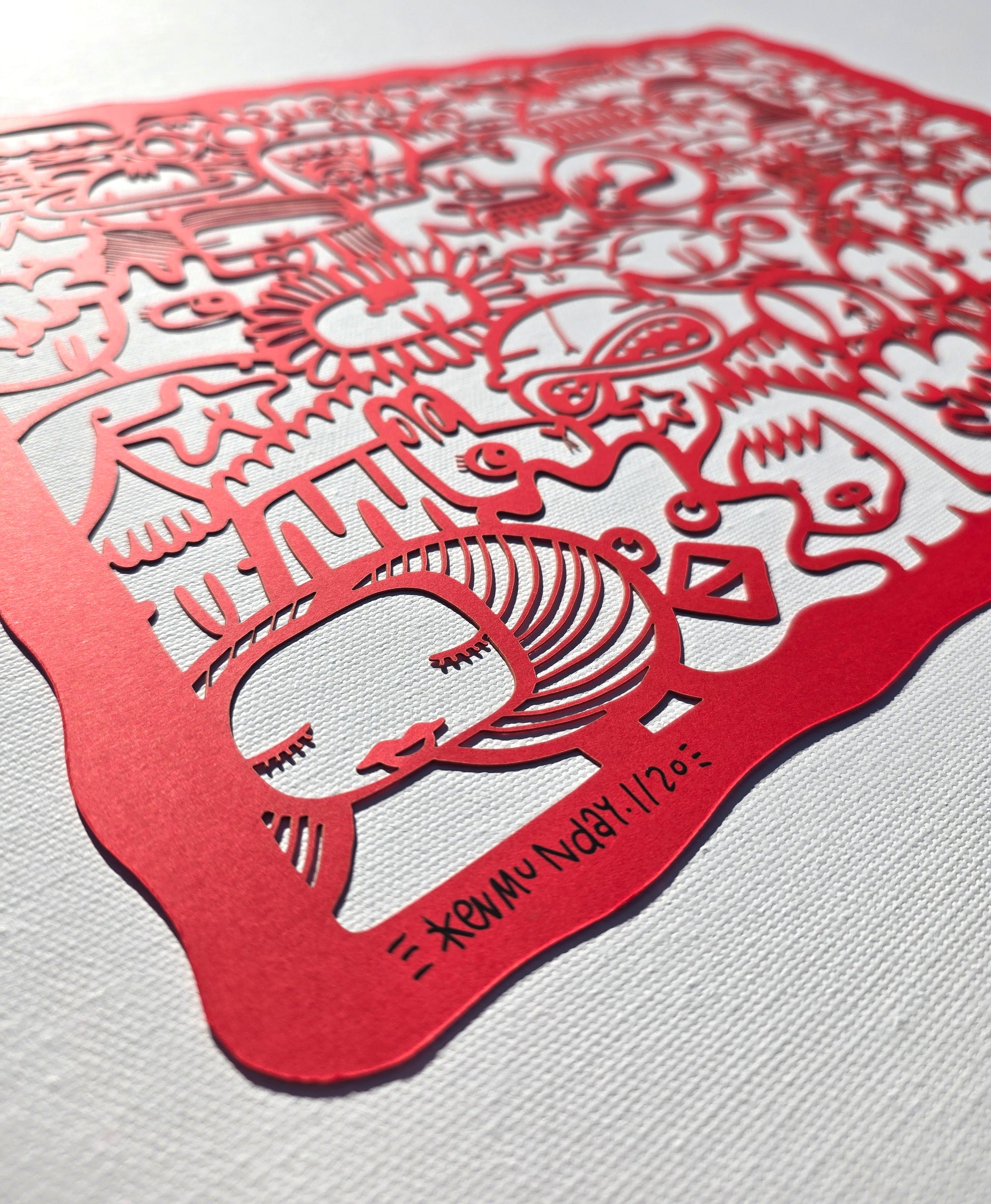 We're All Connected (Red) - Papercut