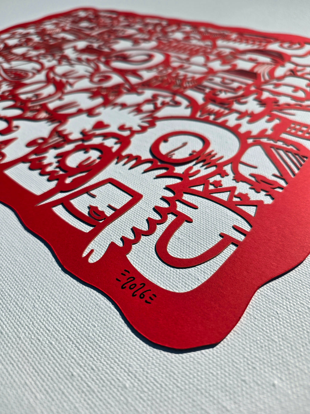 We're All Connected (Red) - Papercut