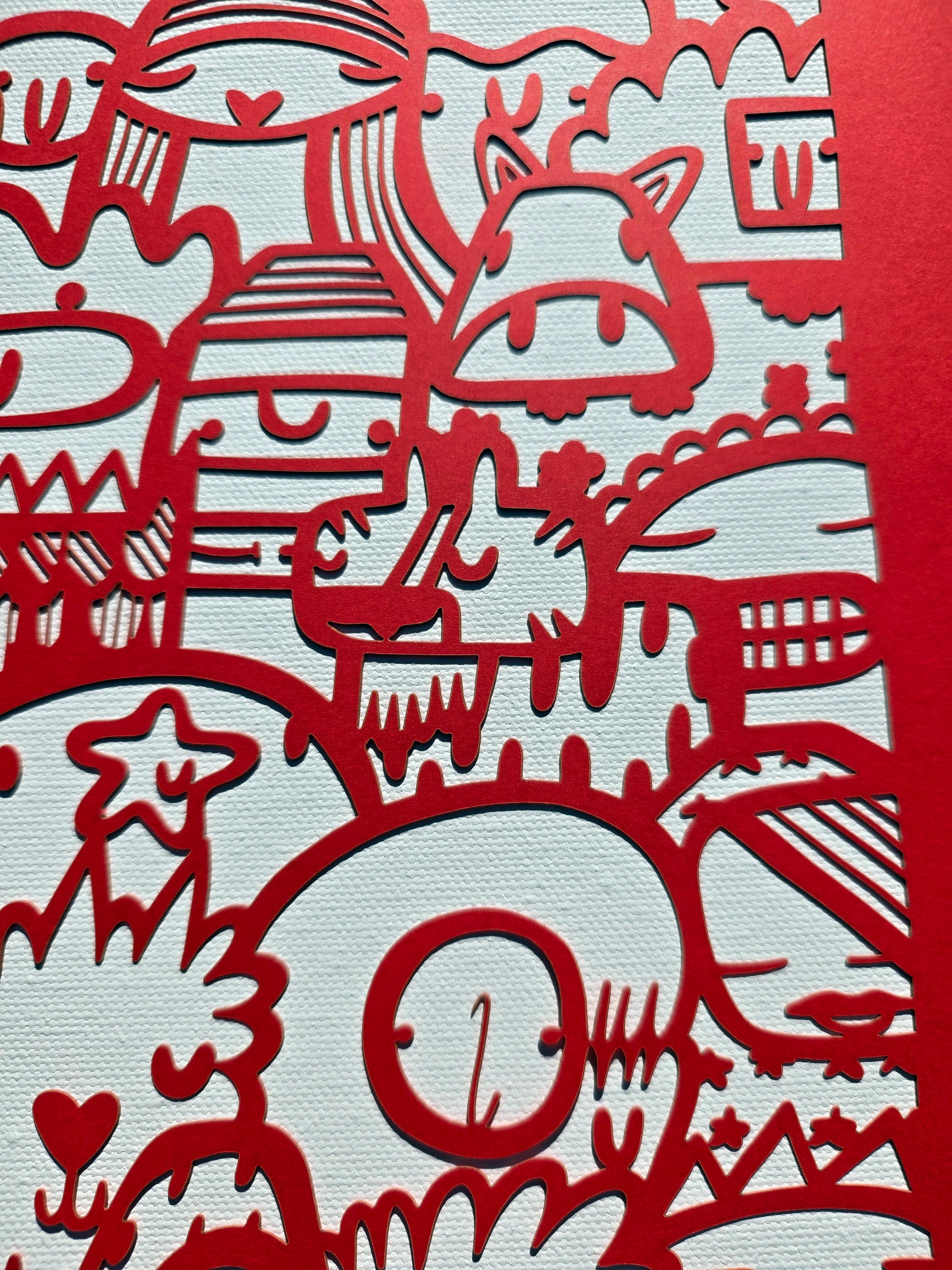 We're All Connected (Red) - Papercut