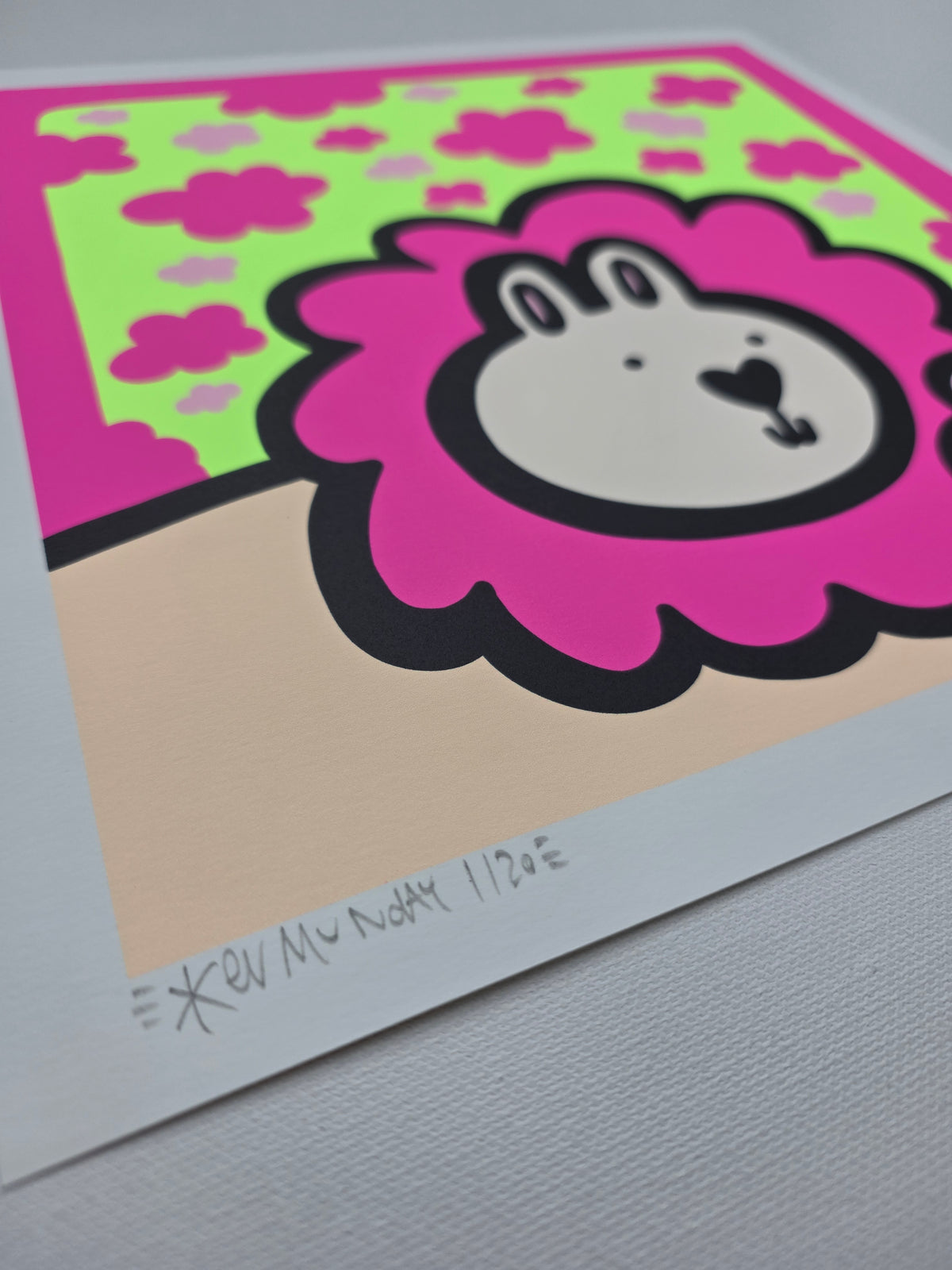 Cloud Lions - Neon Giclee Print