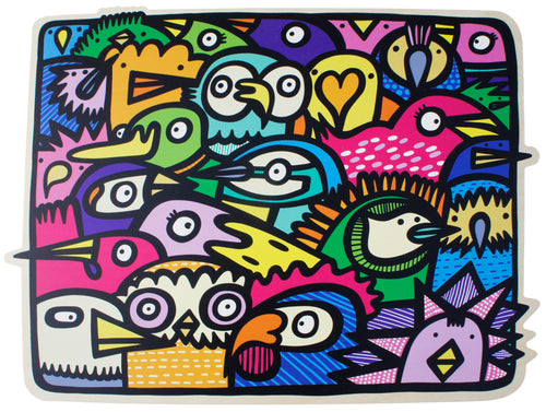 Bird Song - Birch Plywood Print Edition