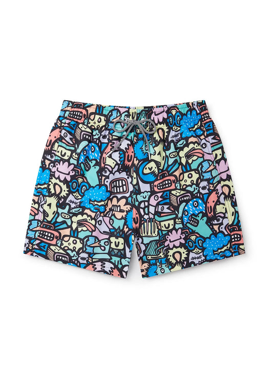 Boardies X Kev Munday  - Monsters Swimshorts - Adults