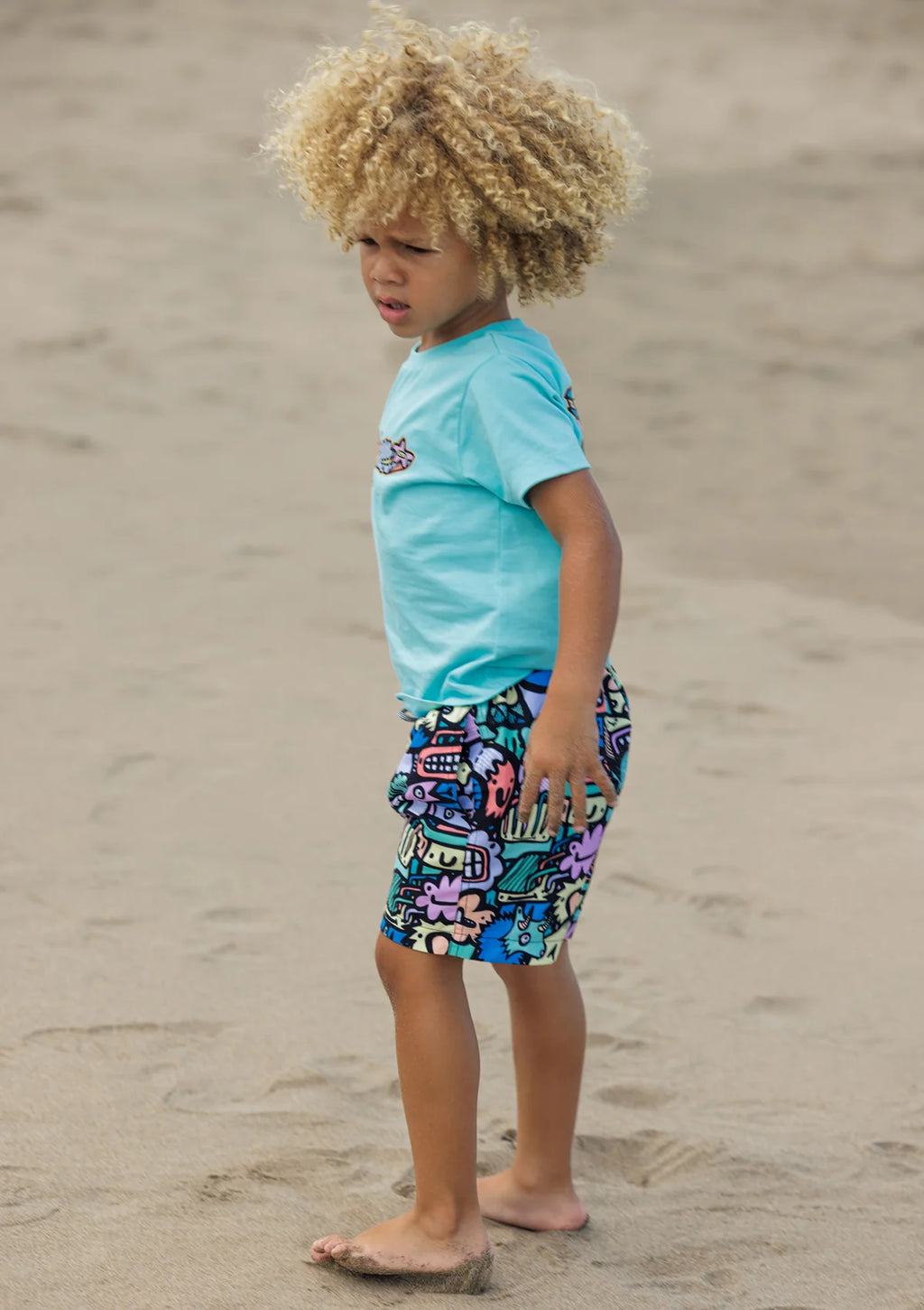 X Boardies  - Monsters T-shirt - Kids