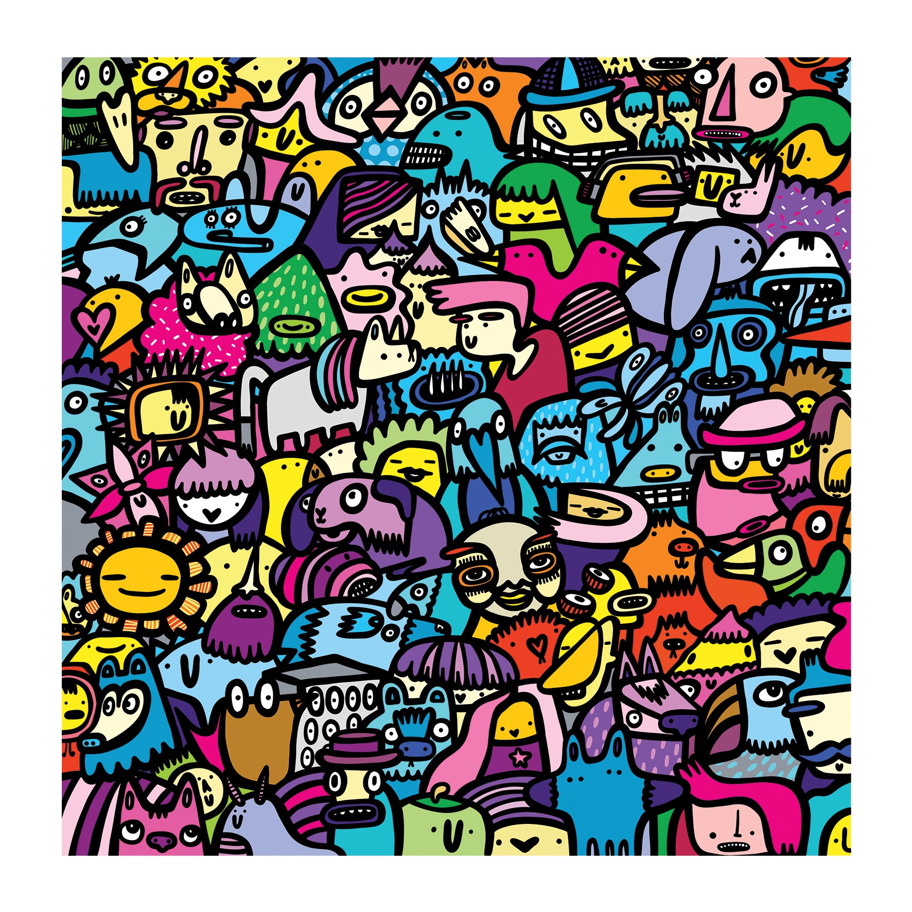 Big Night Out - Textured Giclee Print