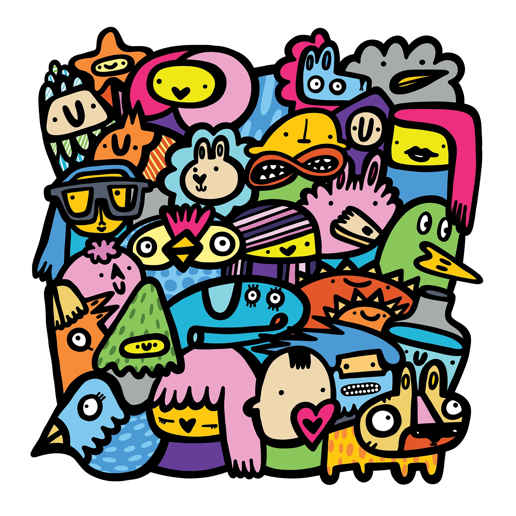 My Bubble- Textured Giclee Print