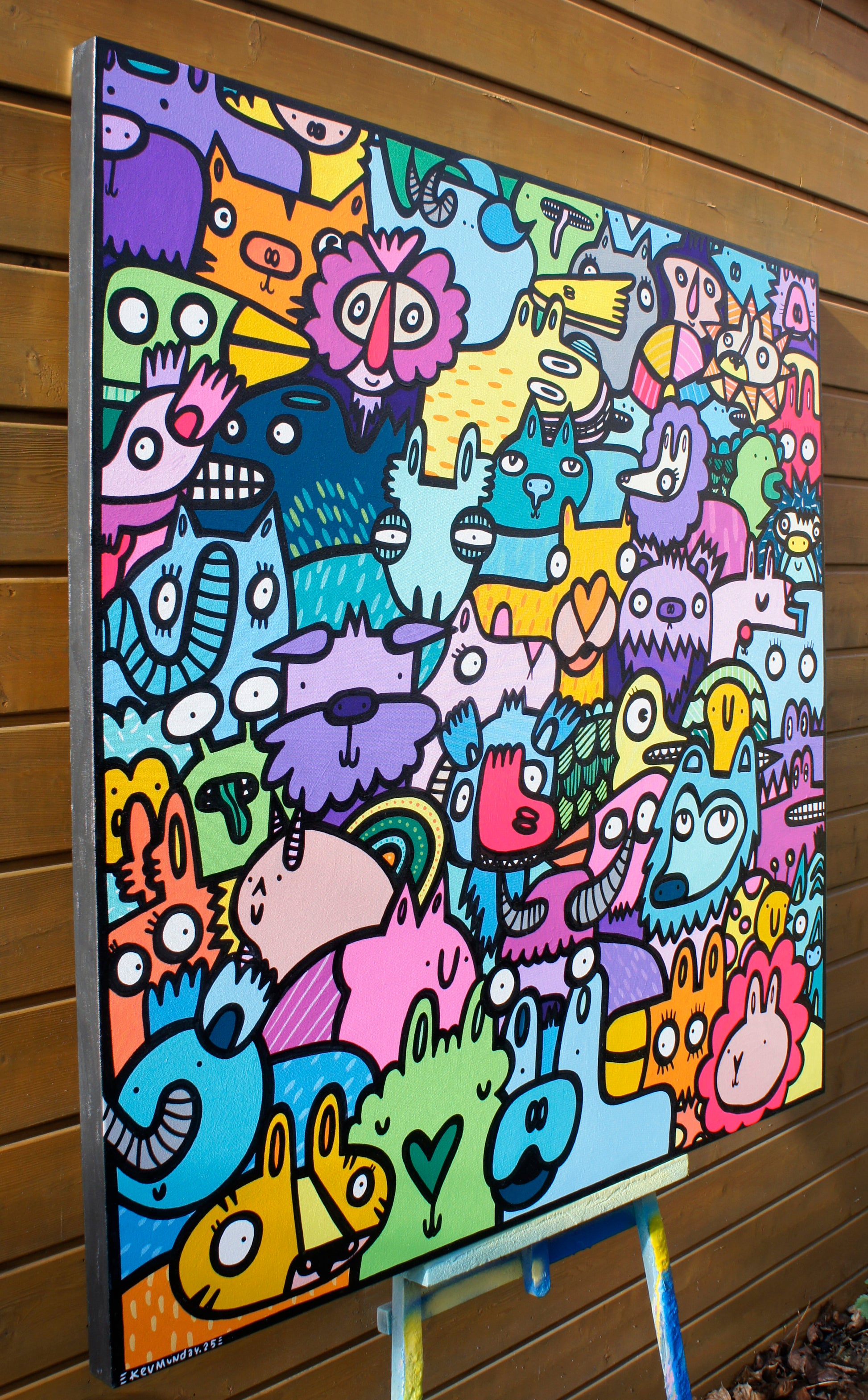 Flock of Beasts - Original painting