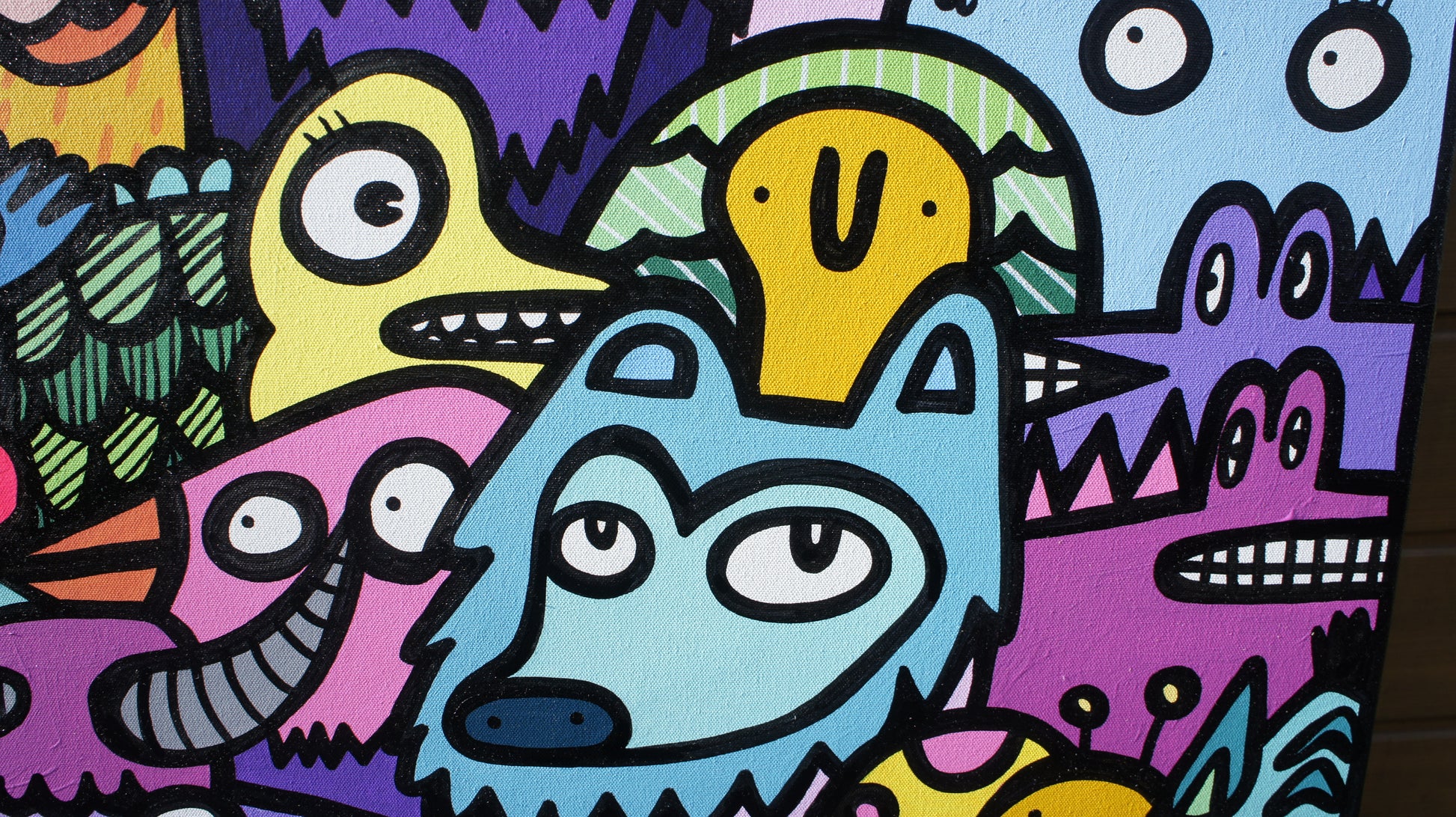 Flock of Beasts - Original painting