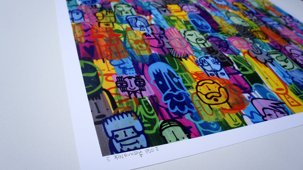 Passing Strangers - Giclee print