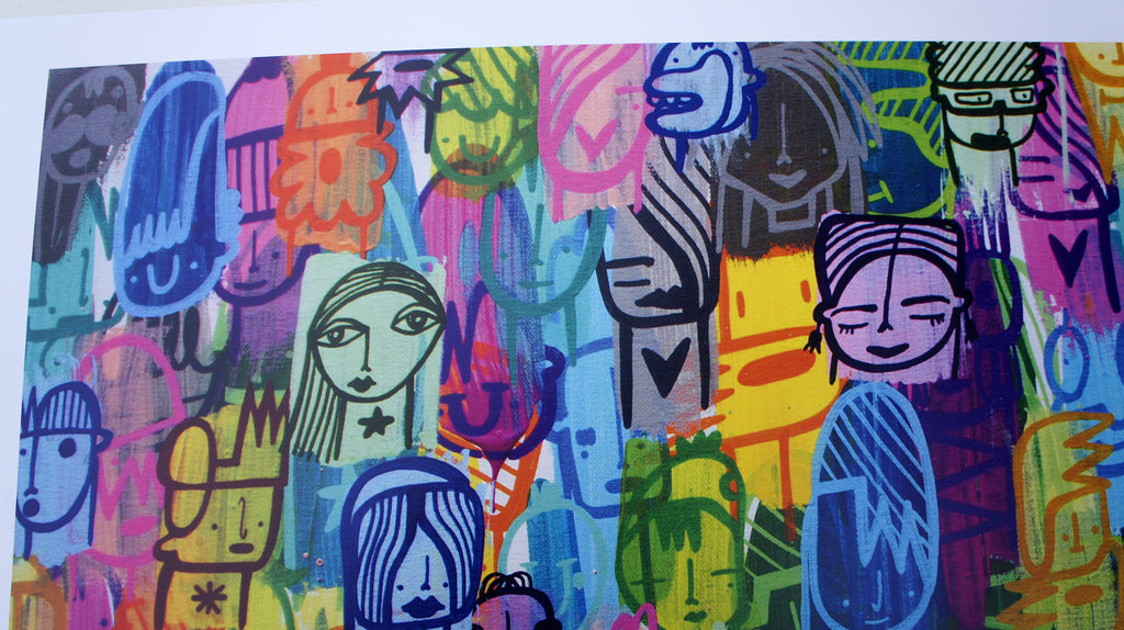 Passing Strangers - Giclee print