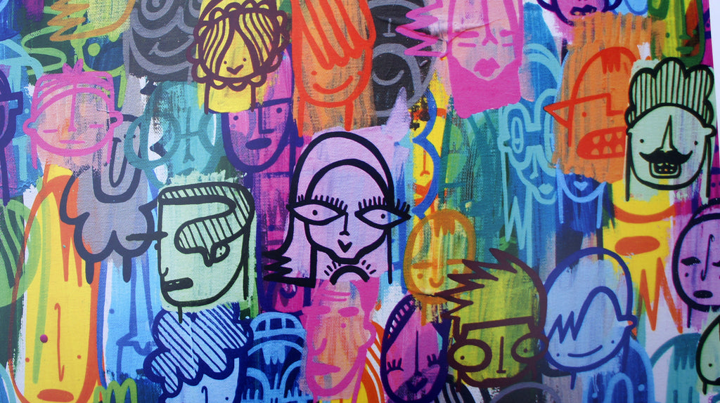 Passing Strangers - Giclee print