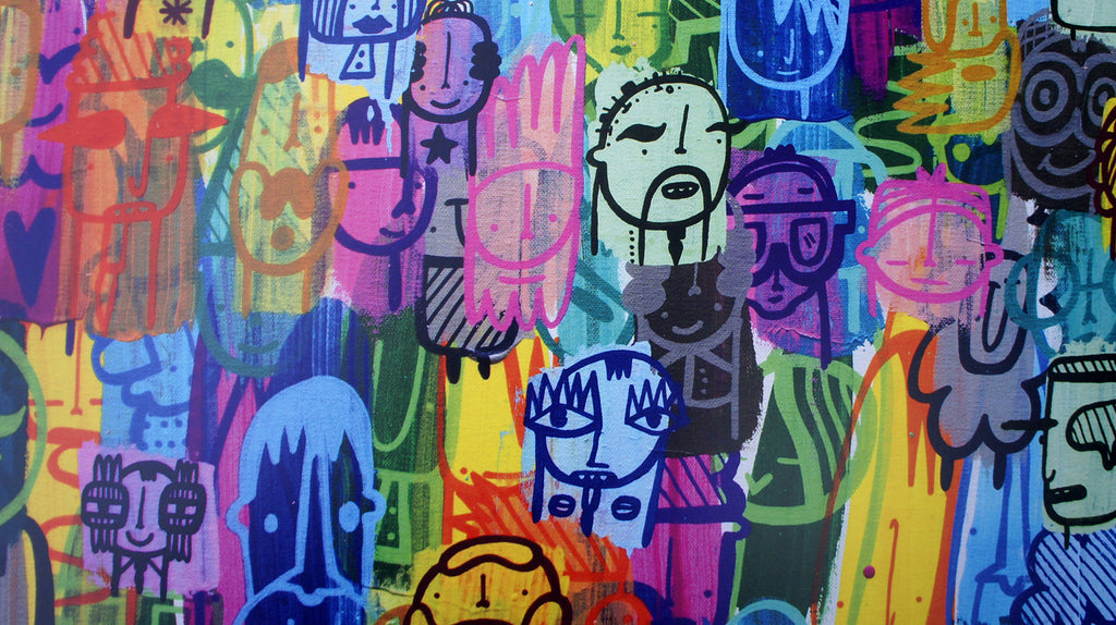 Passing Strangers - Giclee print