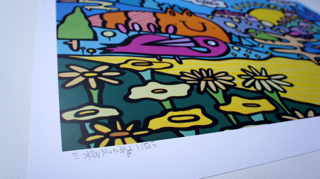 The Sunflower Meadow - Giclee print