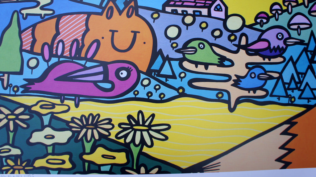 The Sunflower Meadow - Giclee print