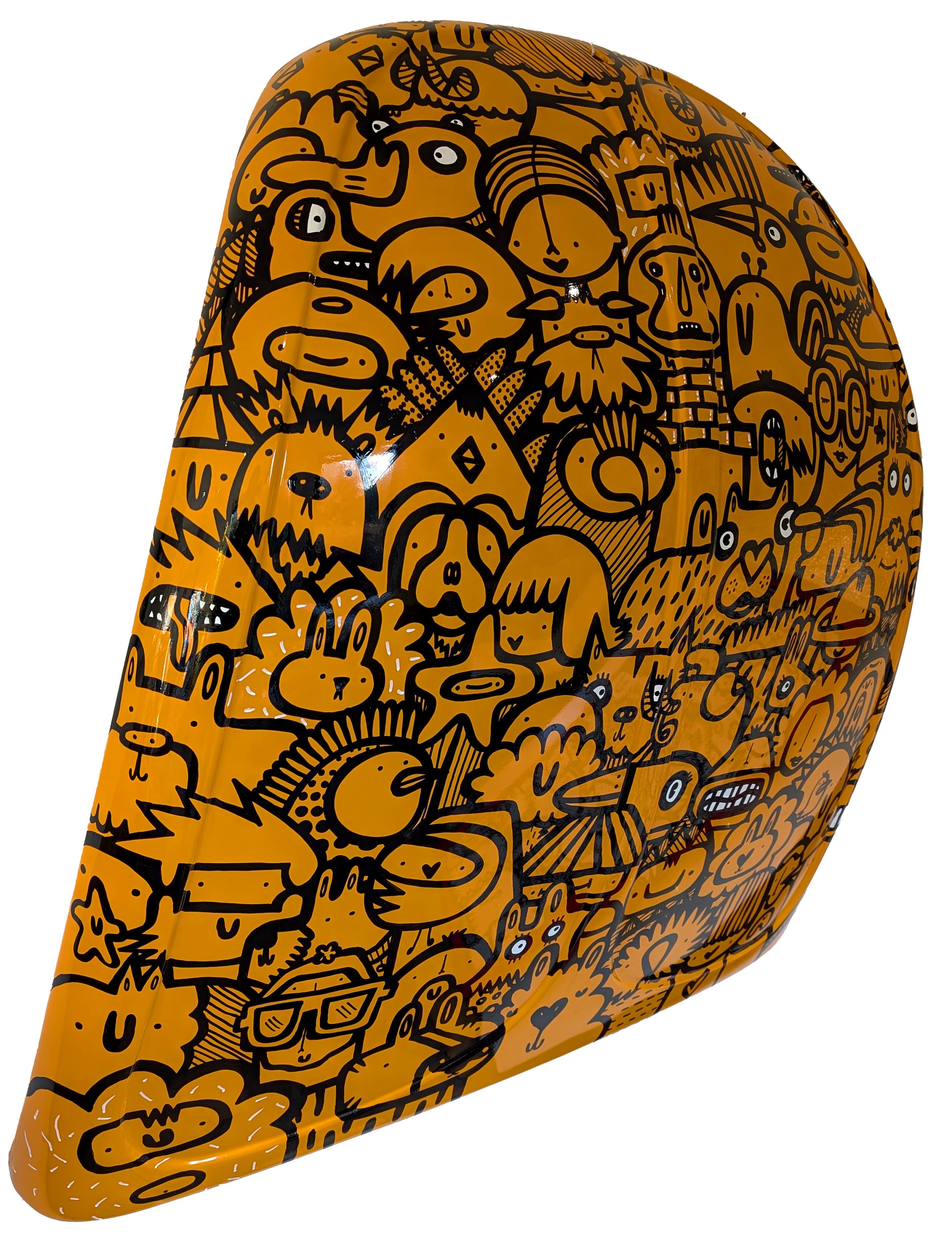 Gathering at Dawn - Hand painted car bonnet