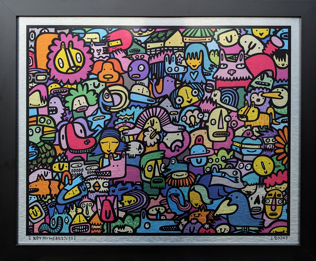 Each One Equal - Framed Aluminium Dibond print