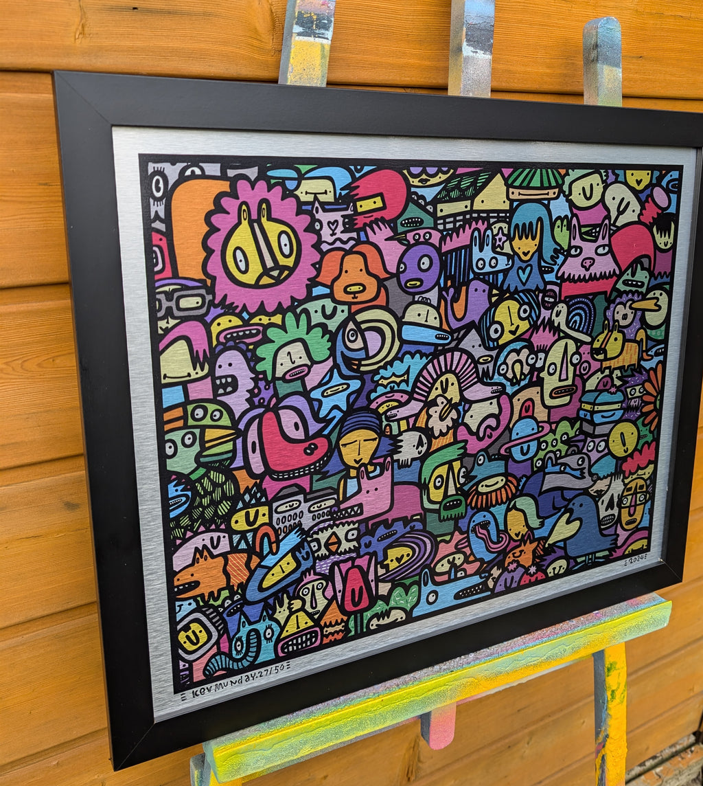 Each One Equal - Framed Aluminium Dibond print