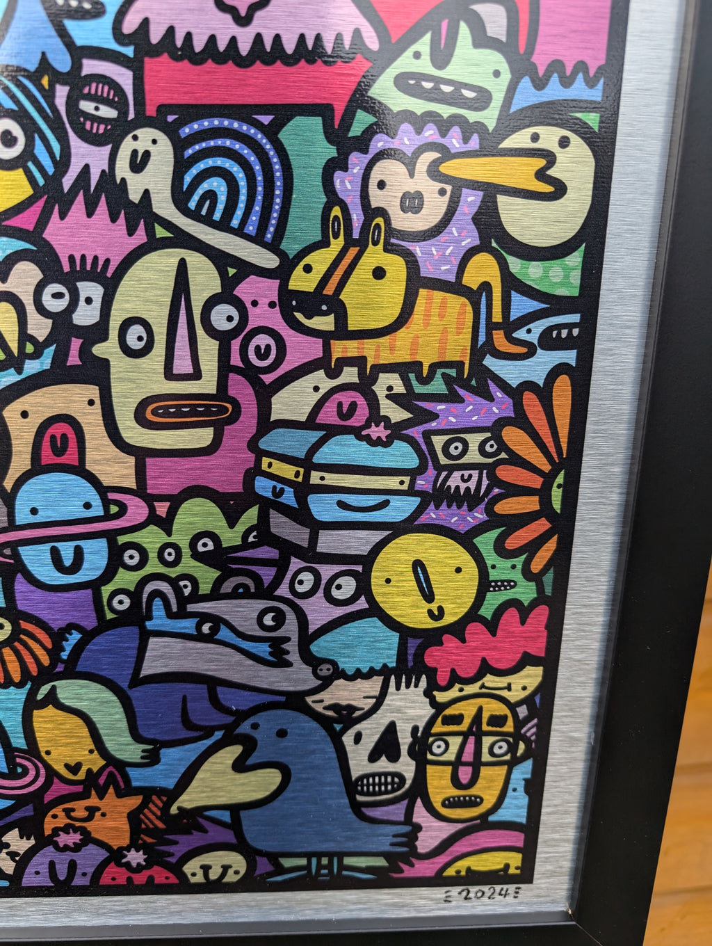 Each One Equal - Framed Aluminium Dibond print