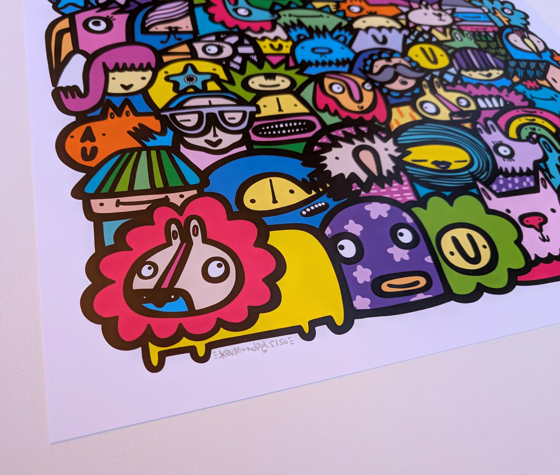 Stories In Numbers - Giclee print