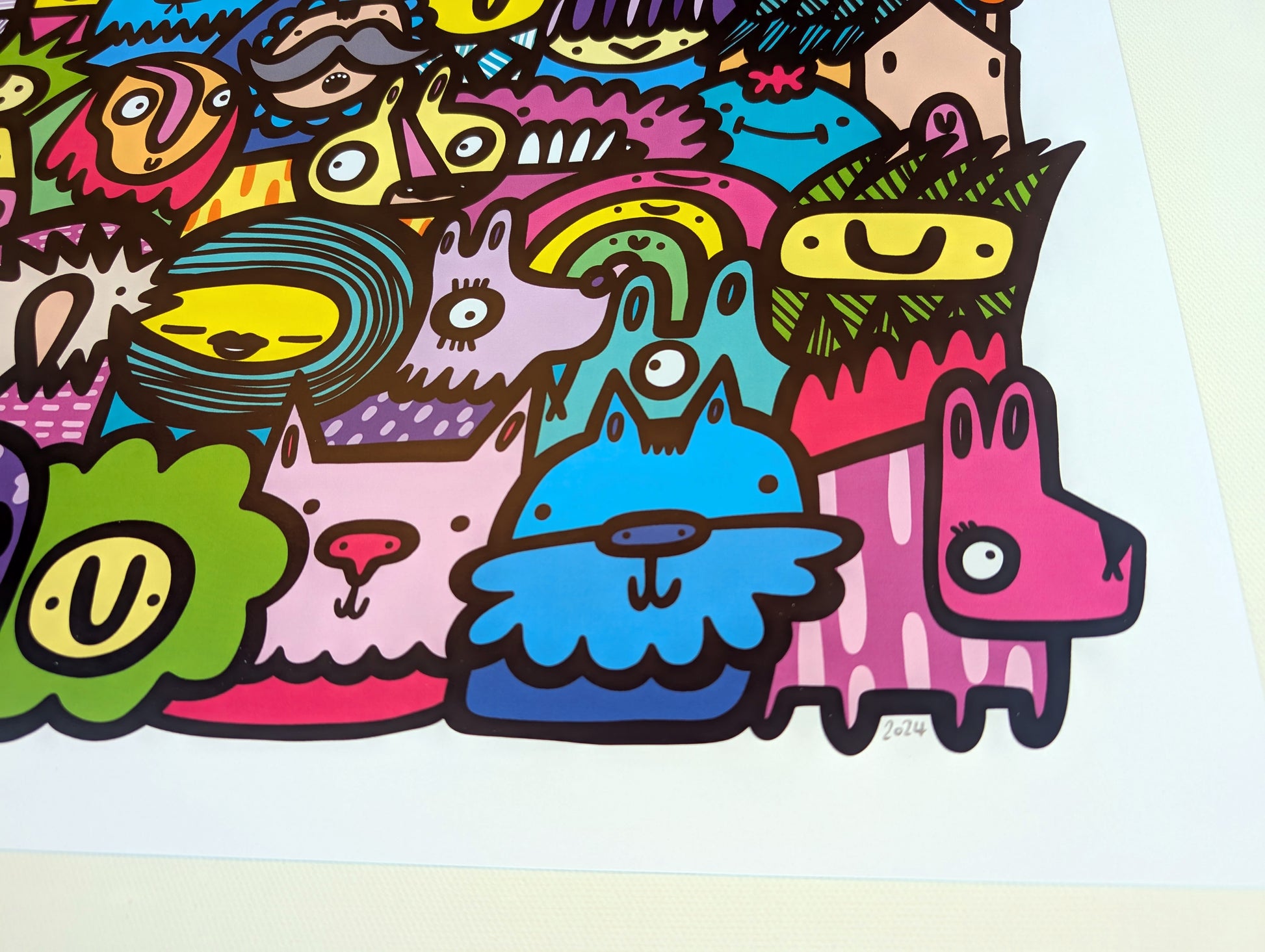 Stories In Numbers - Giclee print