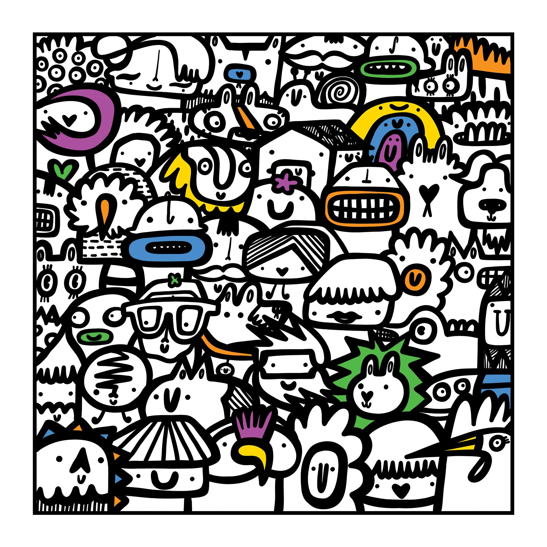 Paint The Town- Textured Giclee Print