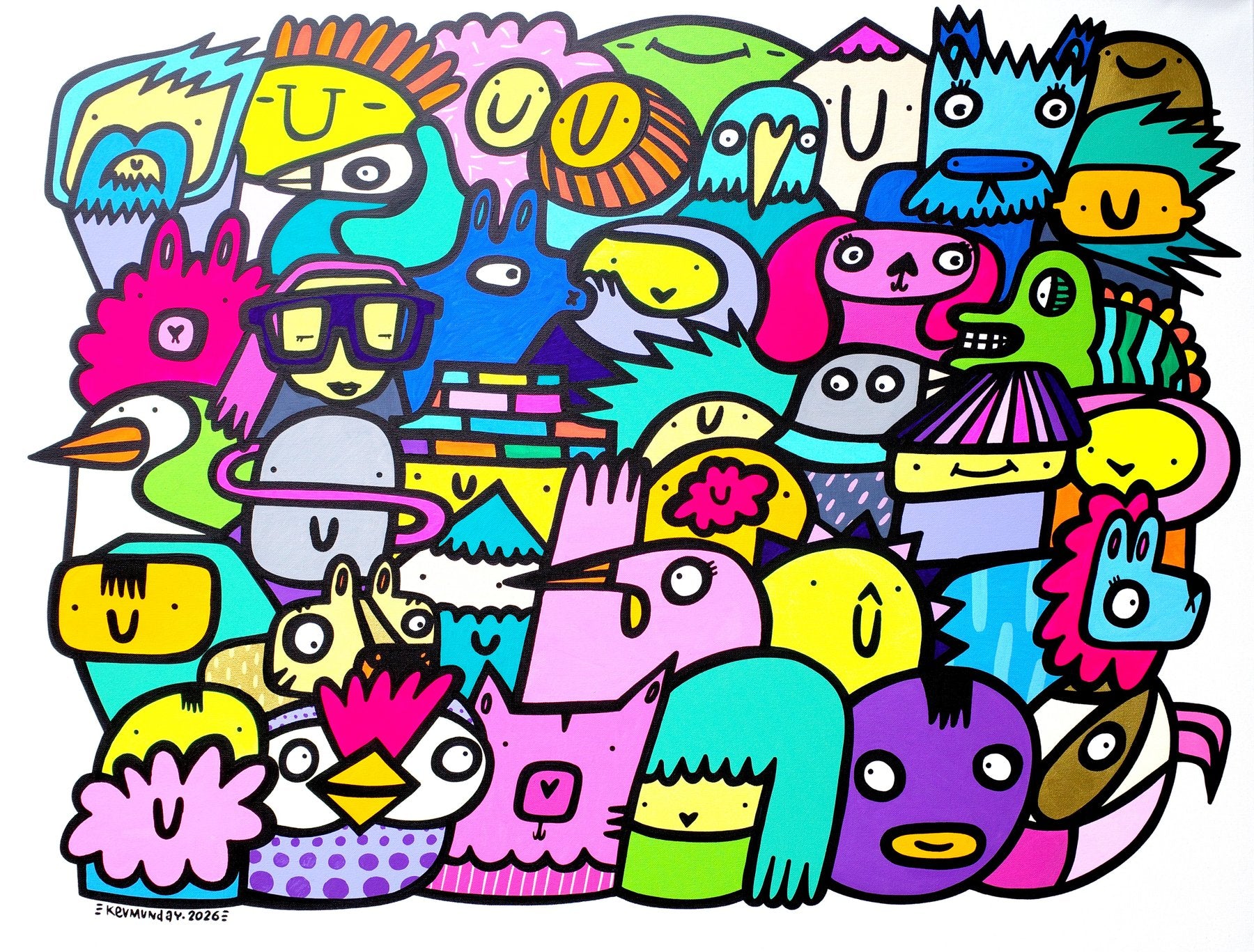 Vibing Together - Original Painting