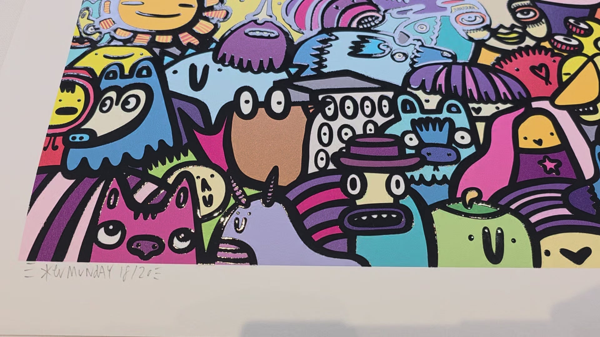 Big Night Out - Textured Giclee Print