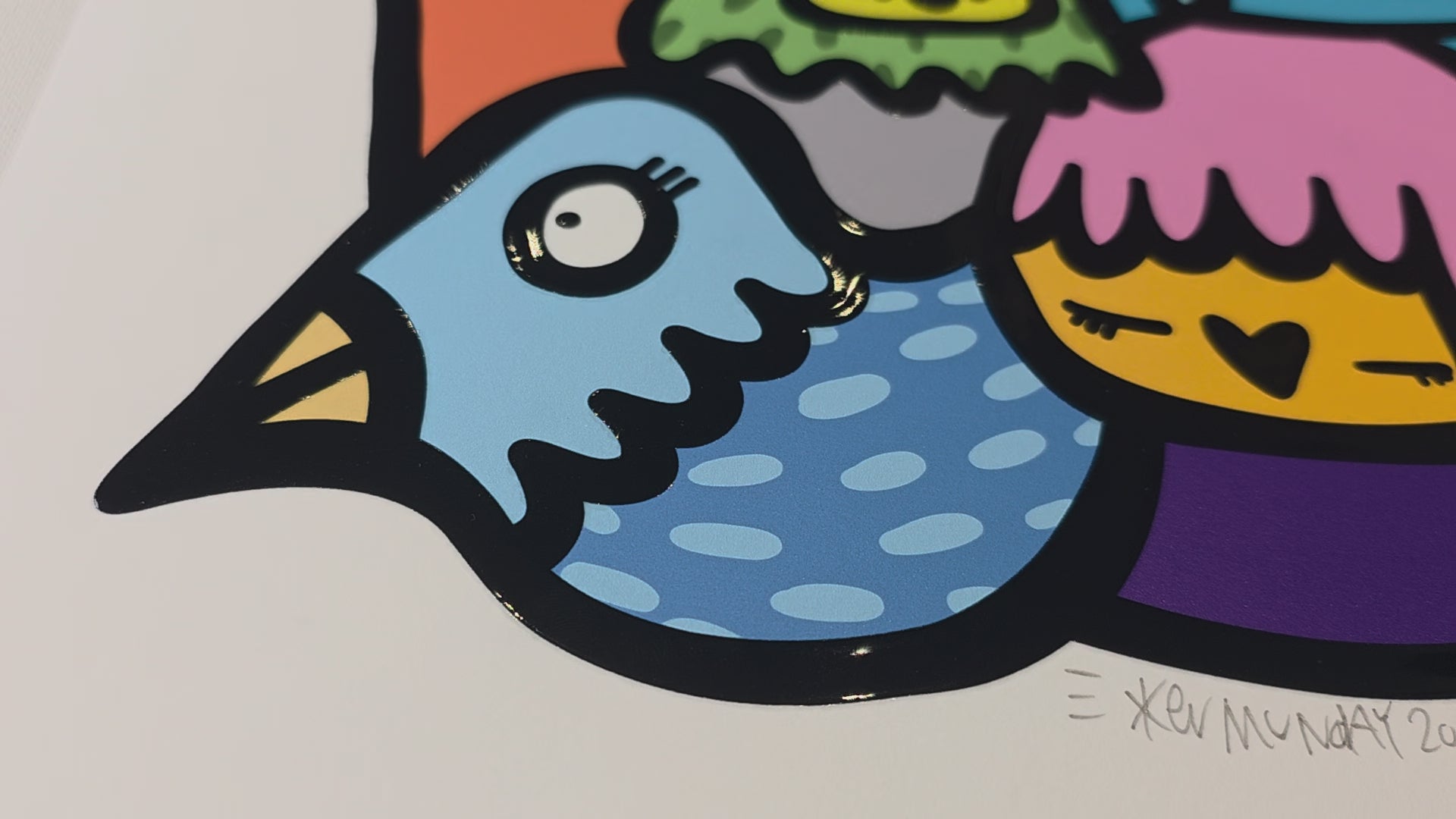 My Bubble- Textured Giclee Print