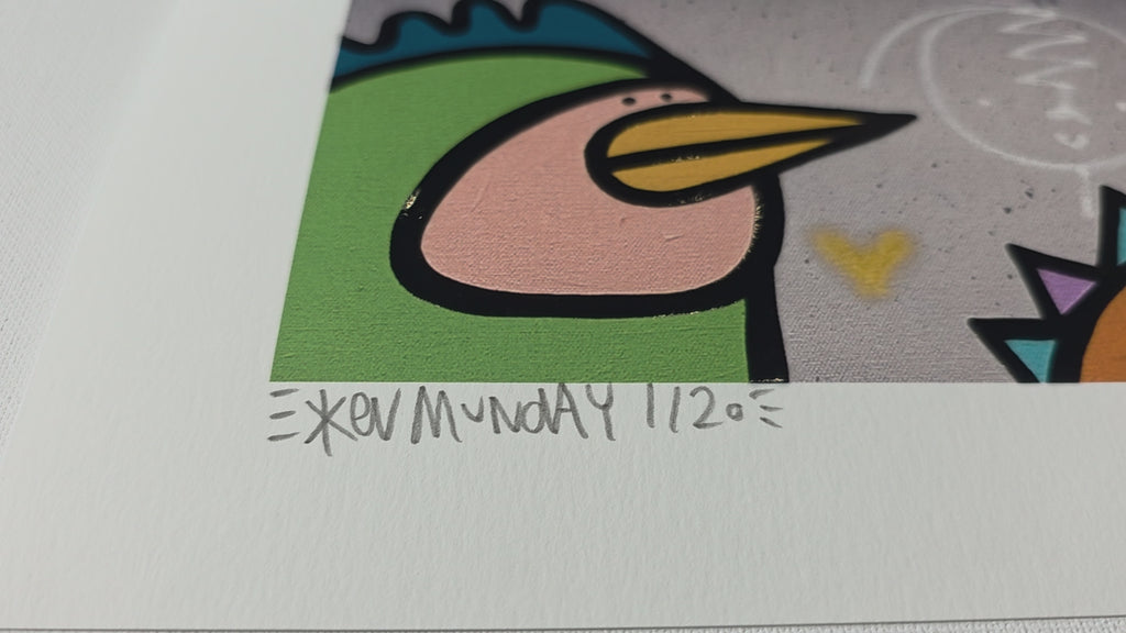 Colour Storm - Textured Giclee Print