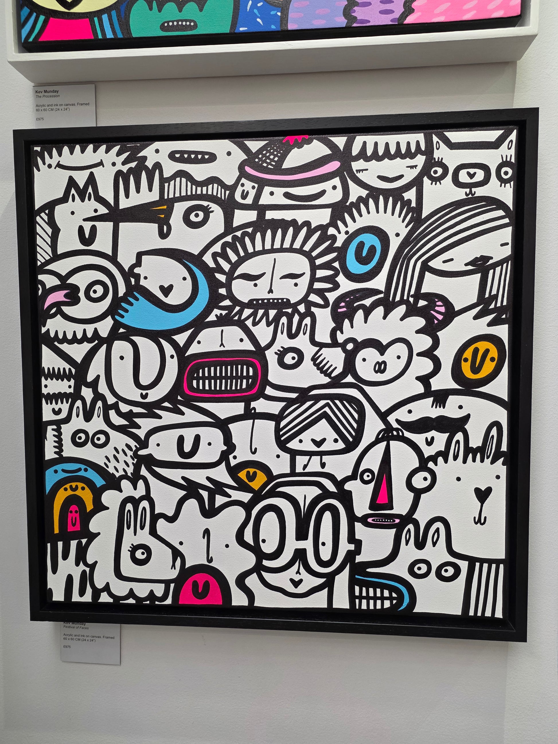 Festival of Faces - Original painting