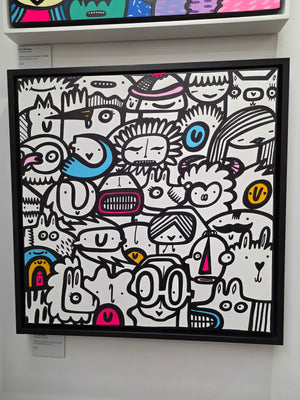 Festival of Faces - Original painting