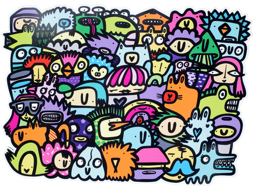 All Together Now - aluminium dibond print