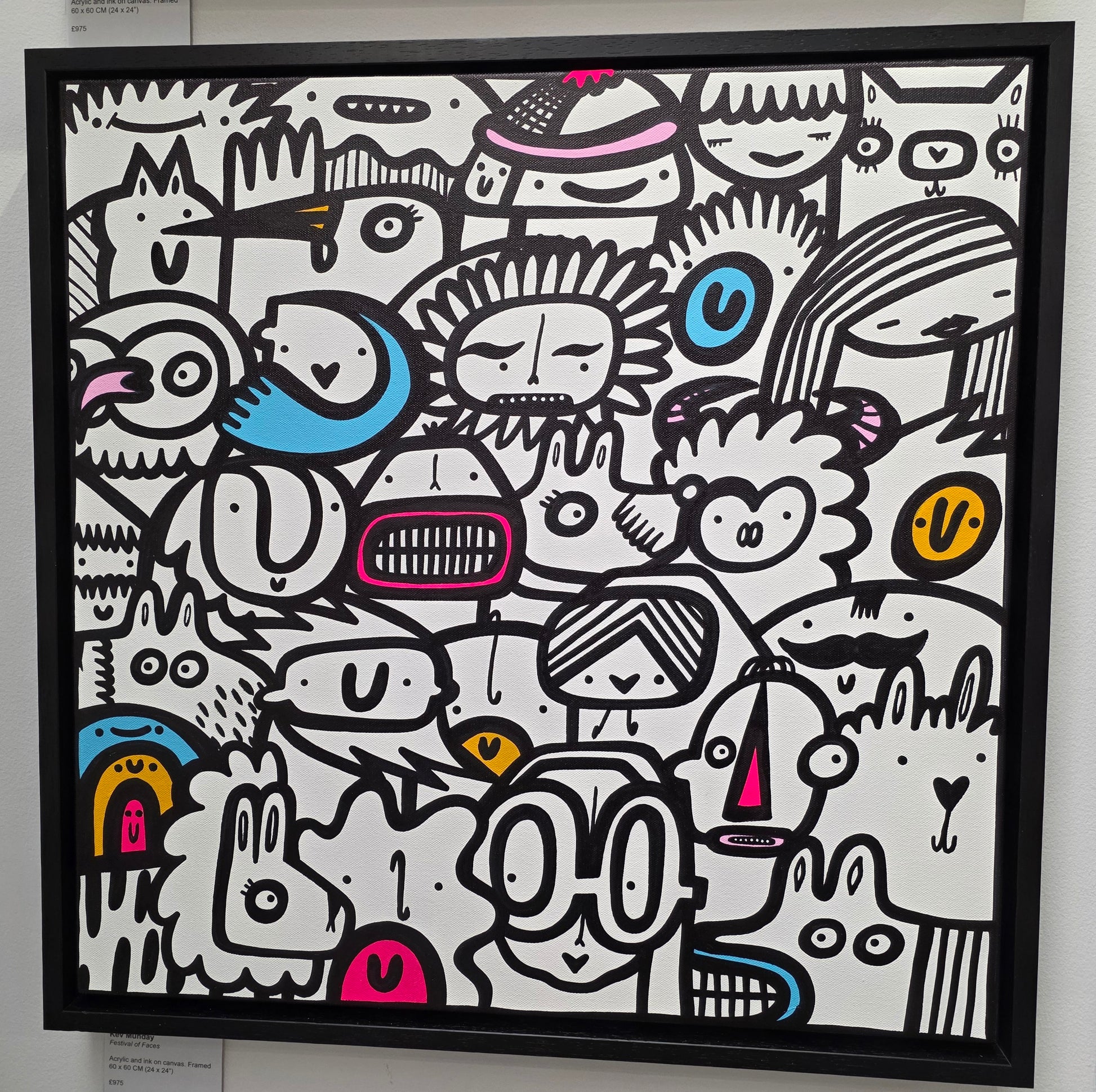 Festival of Faces - Original painting