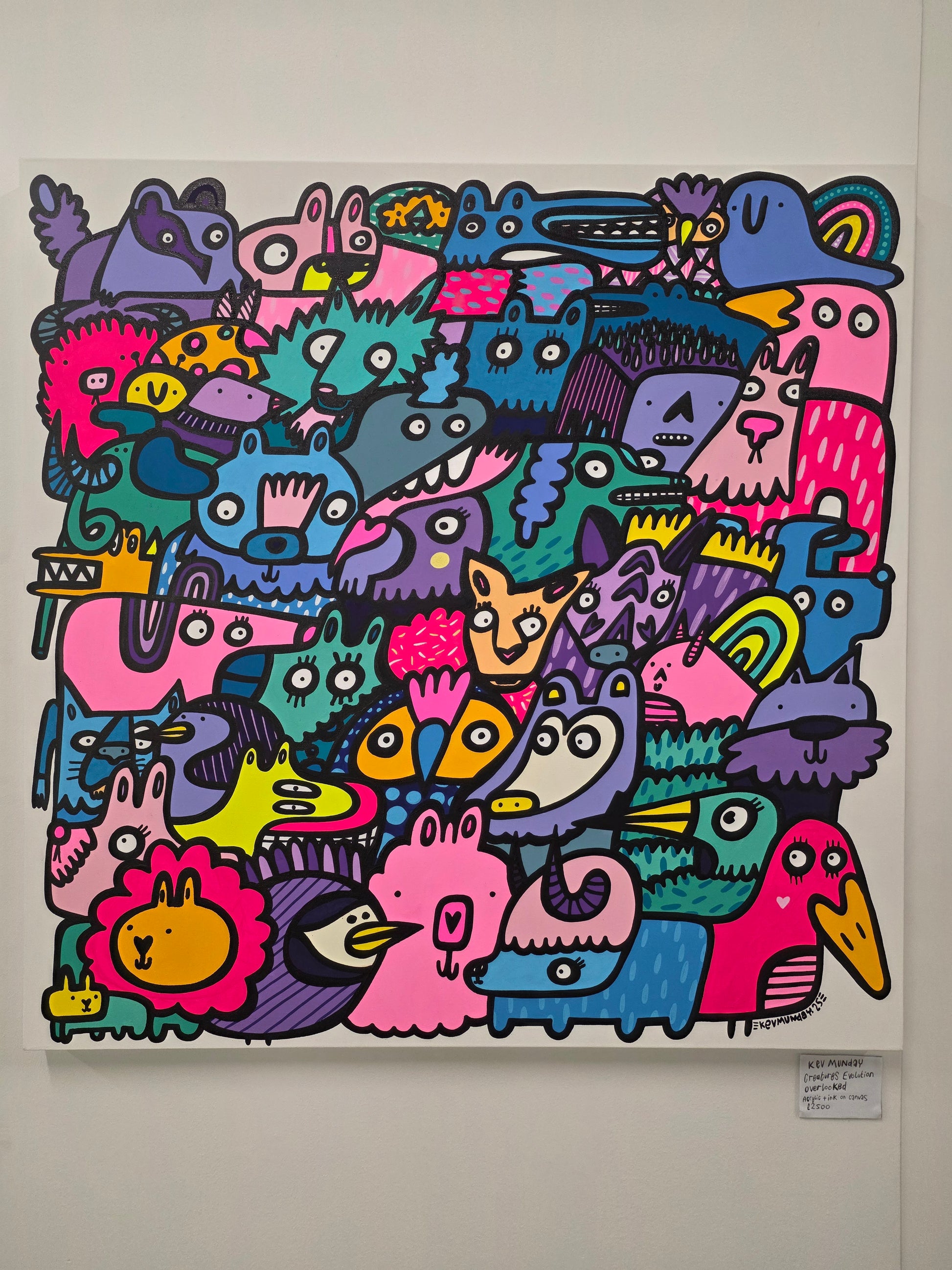 Creatures Evolution Overlooked- Original painting