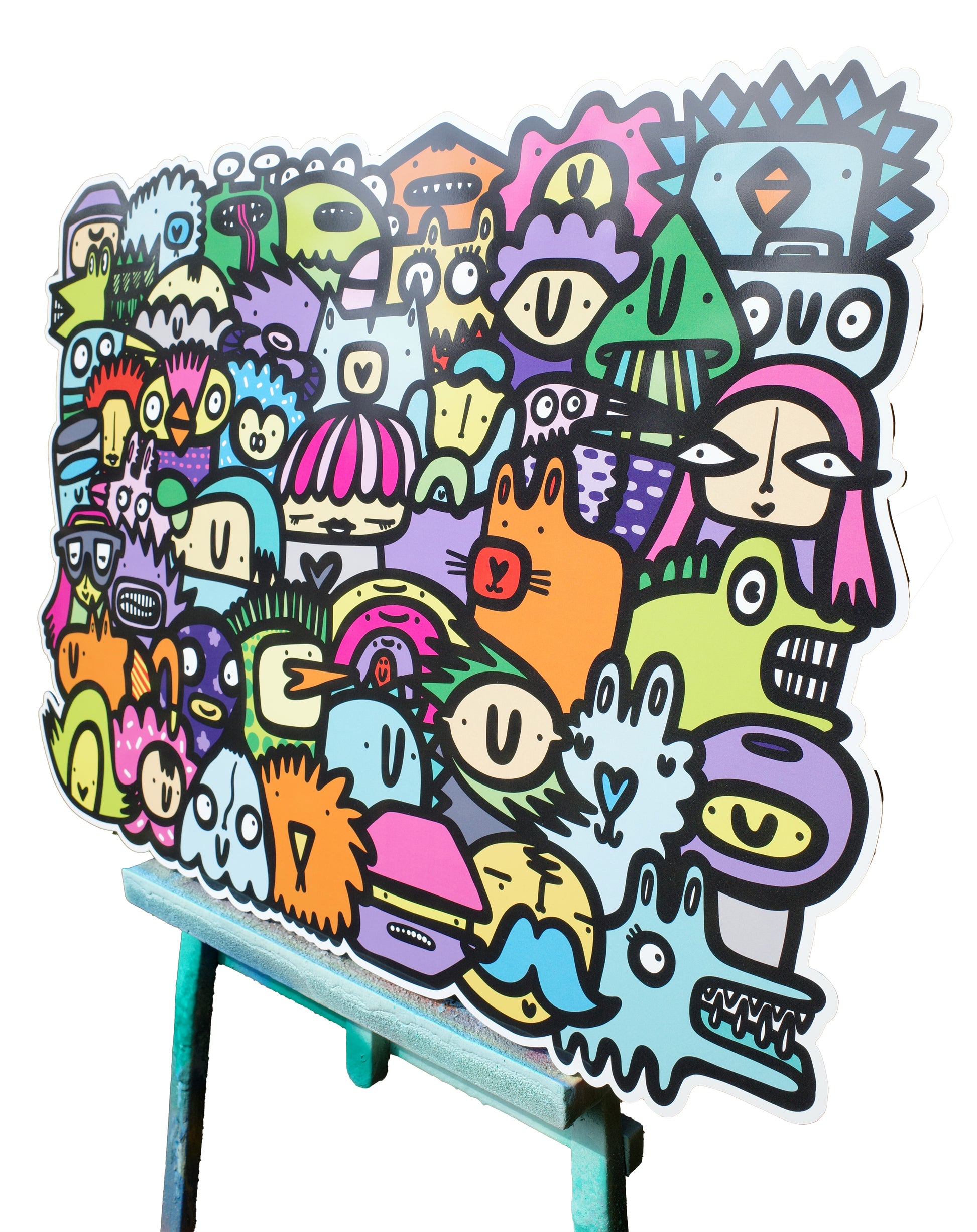 All Together Now - aluminium dibond print