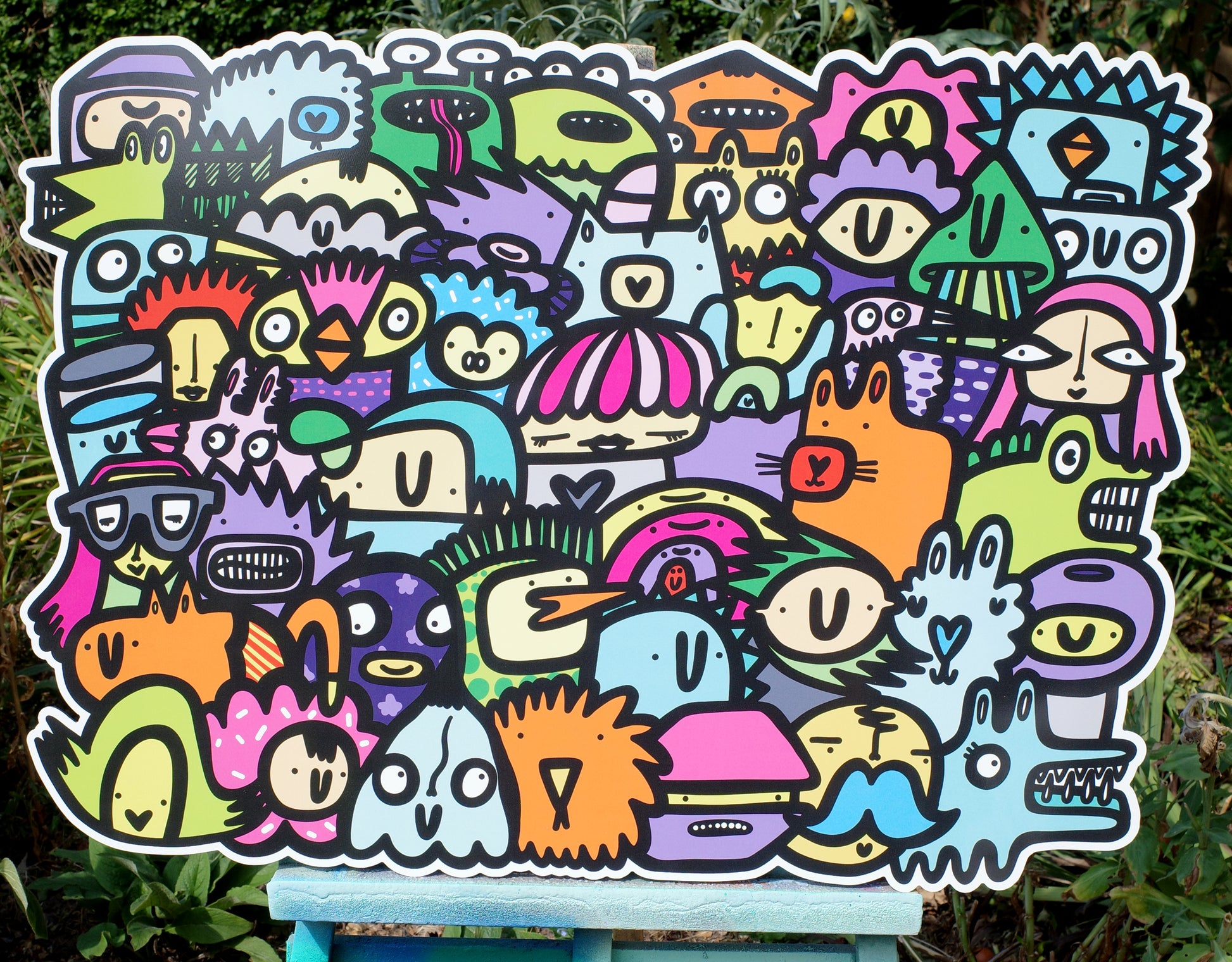 All Together Now - aluminium dibond print