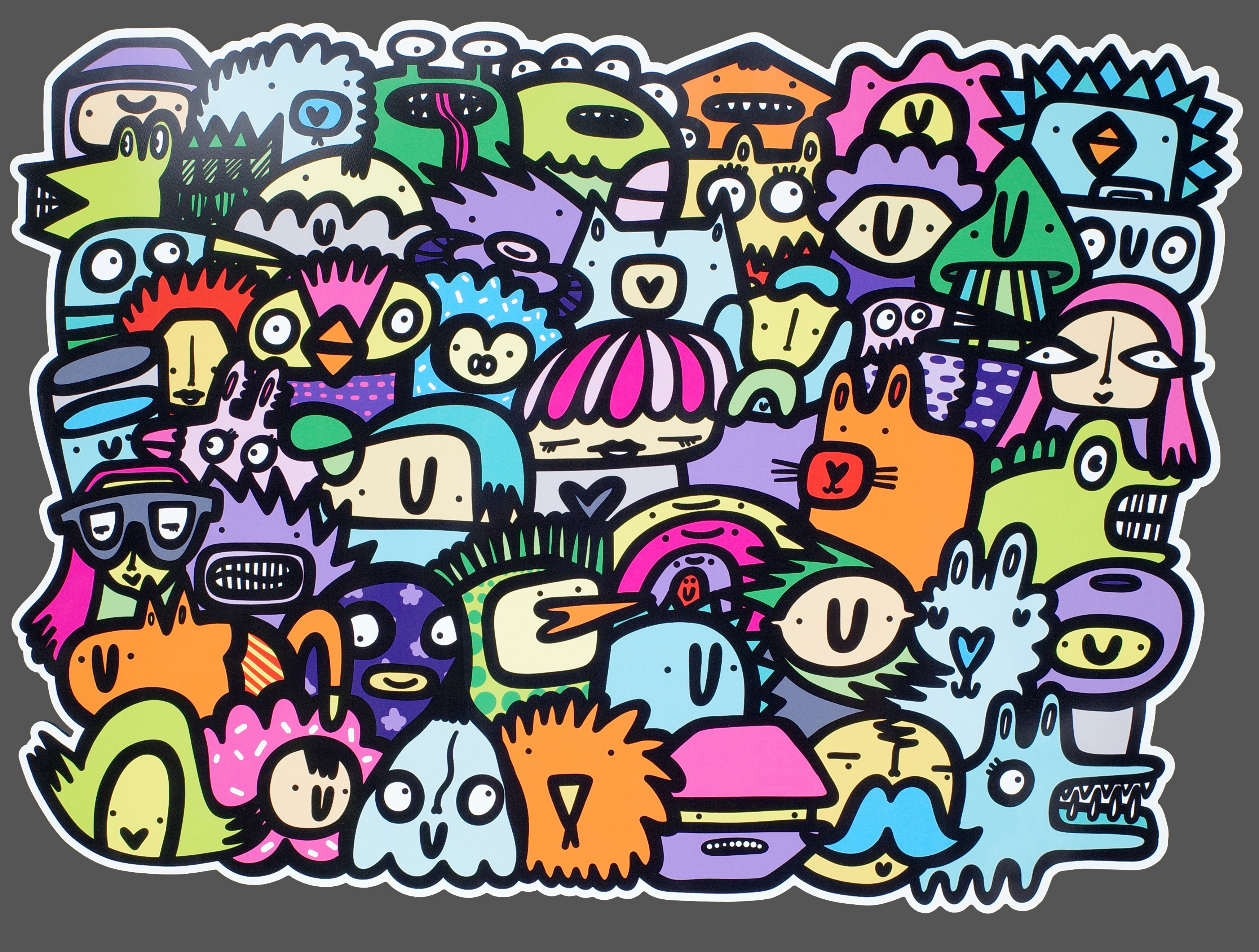 All Together Now - aluminium dibond print