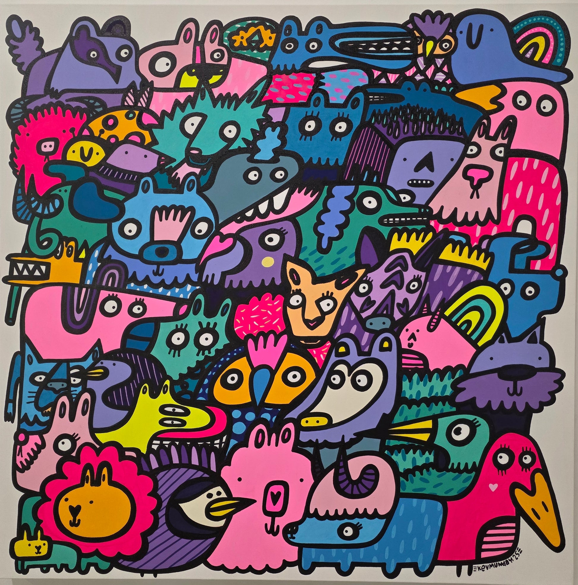 Creatures Evolution Overlooked- Original painting