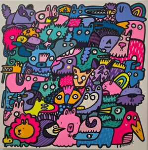 Creatures Evolution Overlooked- Original painting