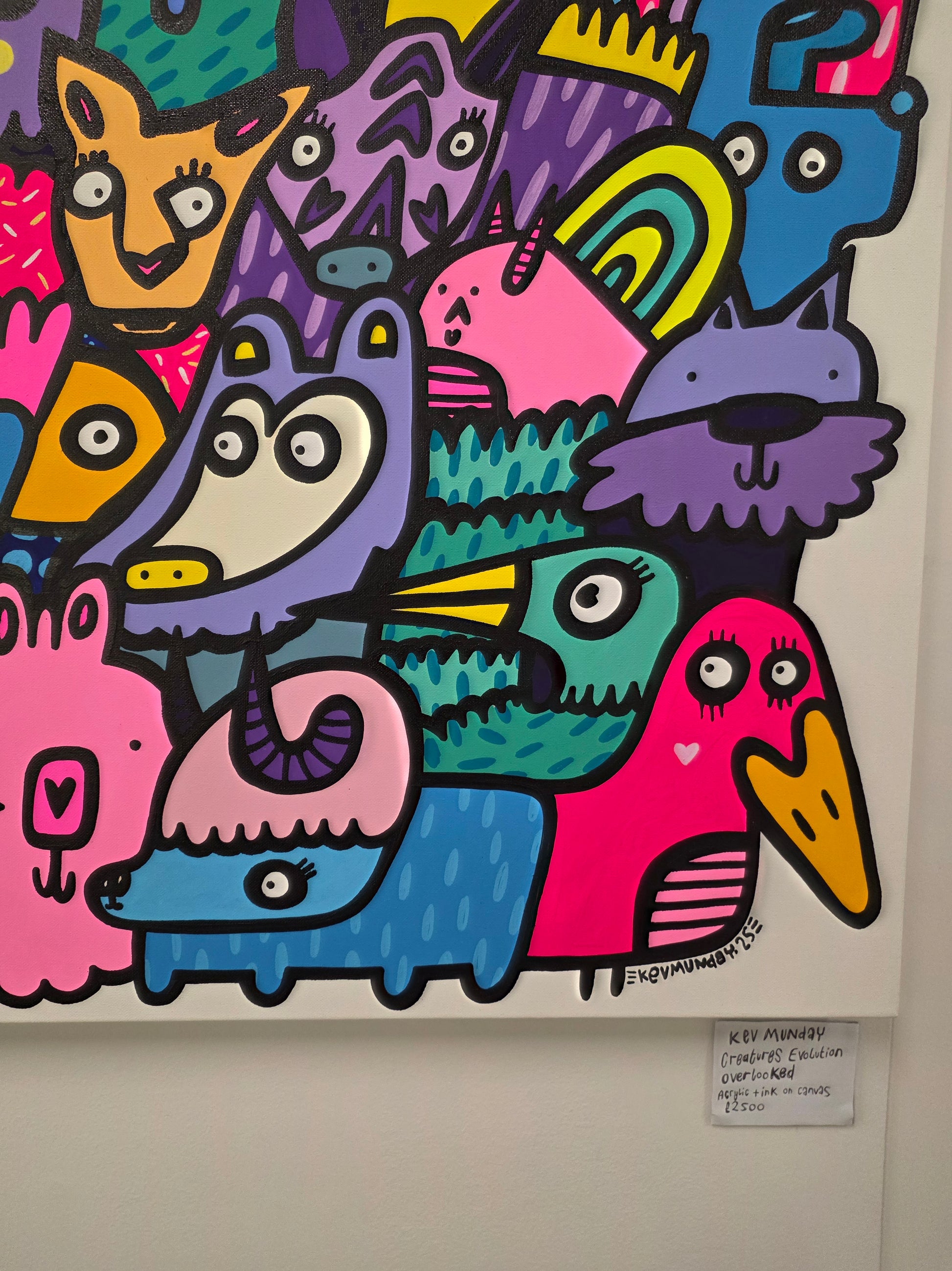 Creatures Evolution Overlooked- Original painting