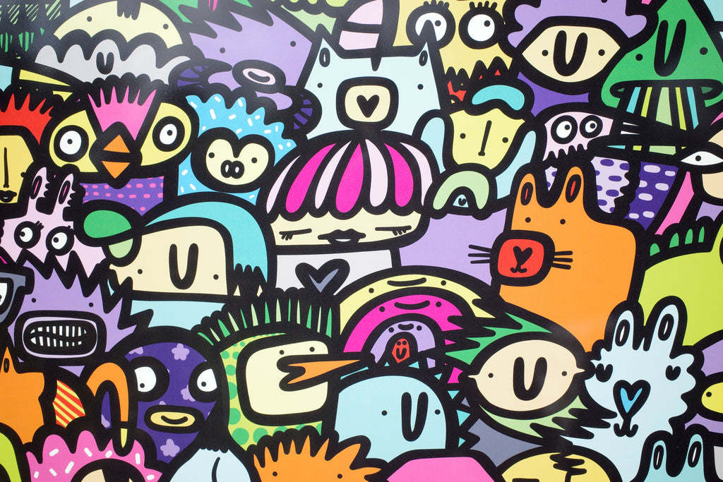 All Together Now - aluminium dibond print