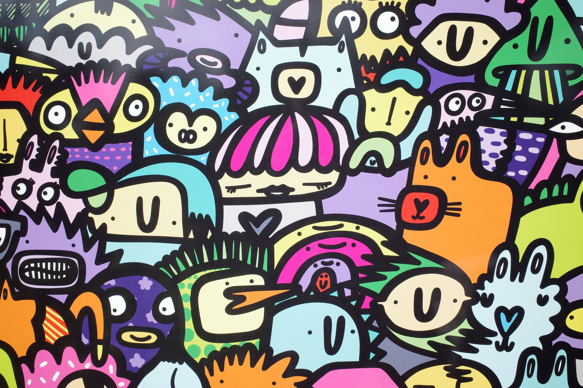 All Together Now - aluminium dibond print