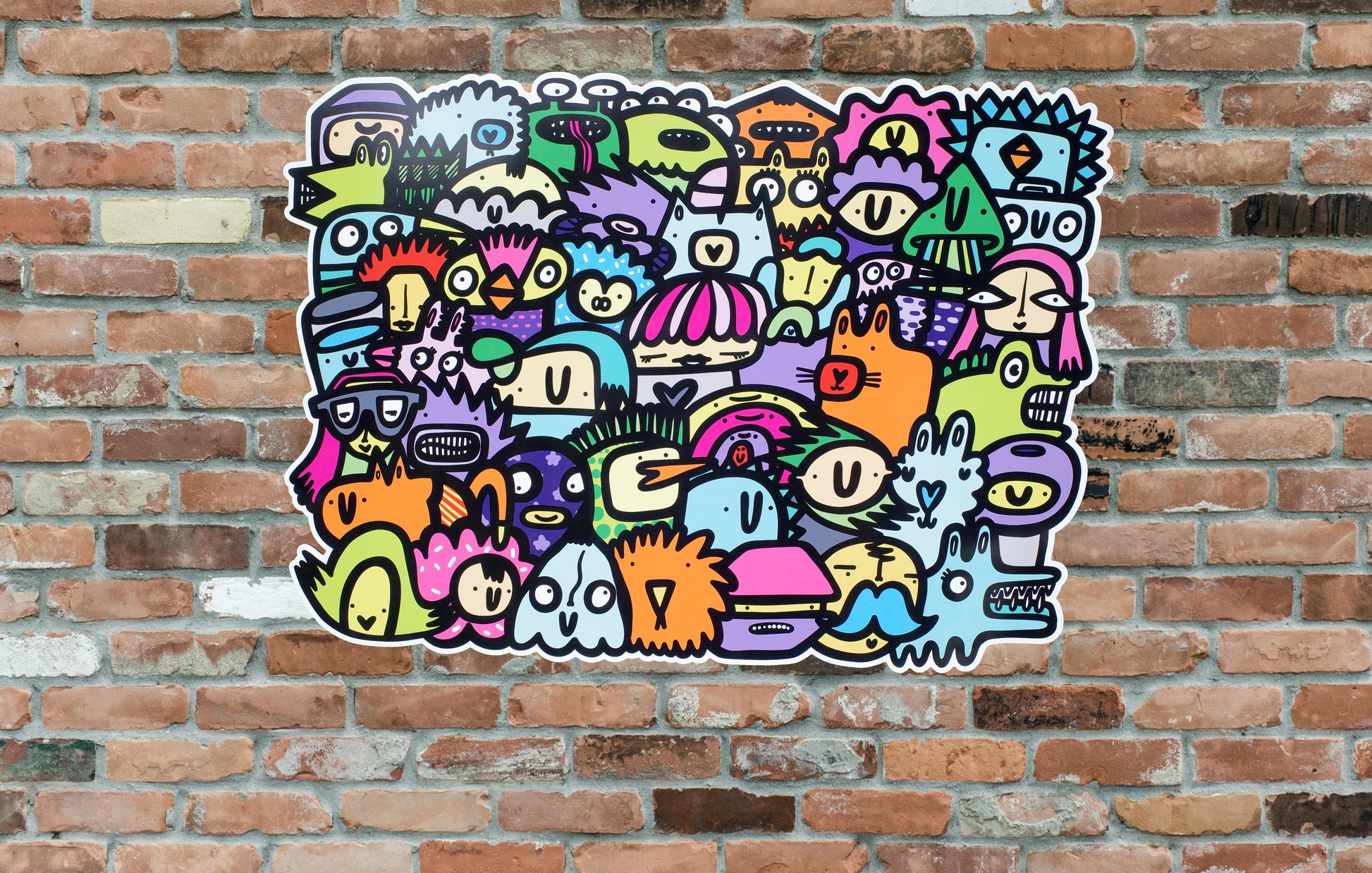 All Together Now - aluminium dibond print
