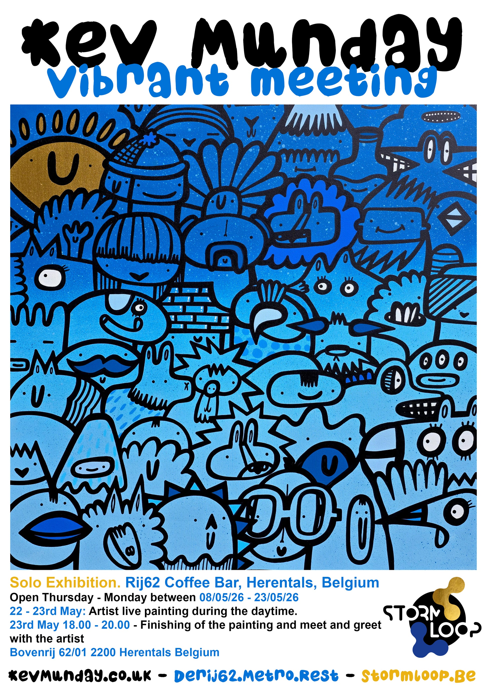 All Blue Audience - Original Painting