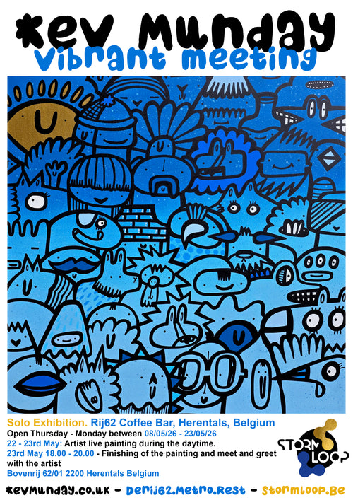 All Blue Audience - Original Painting
